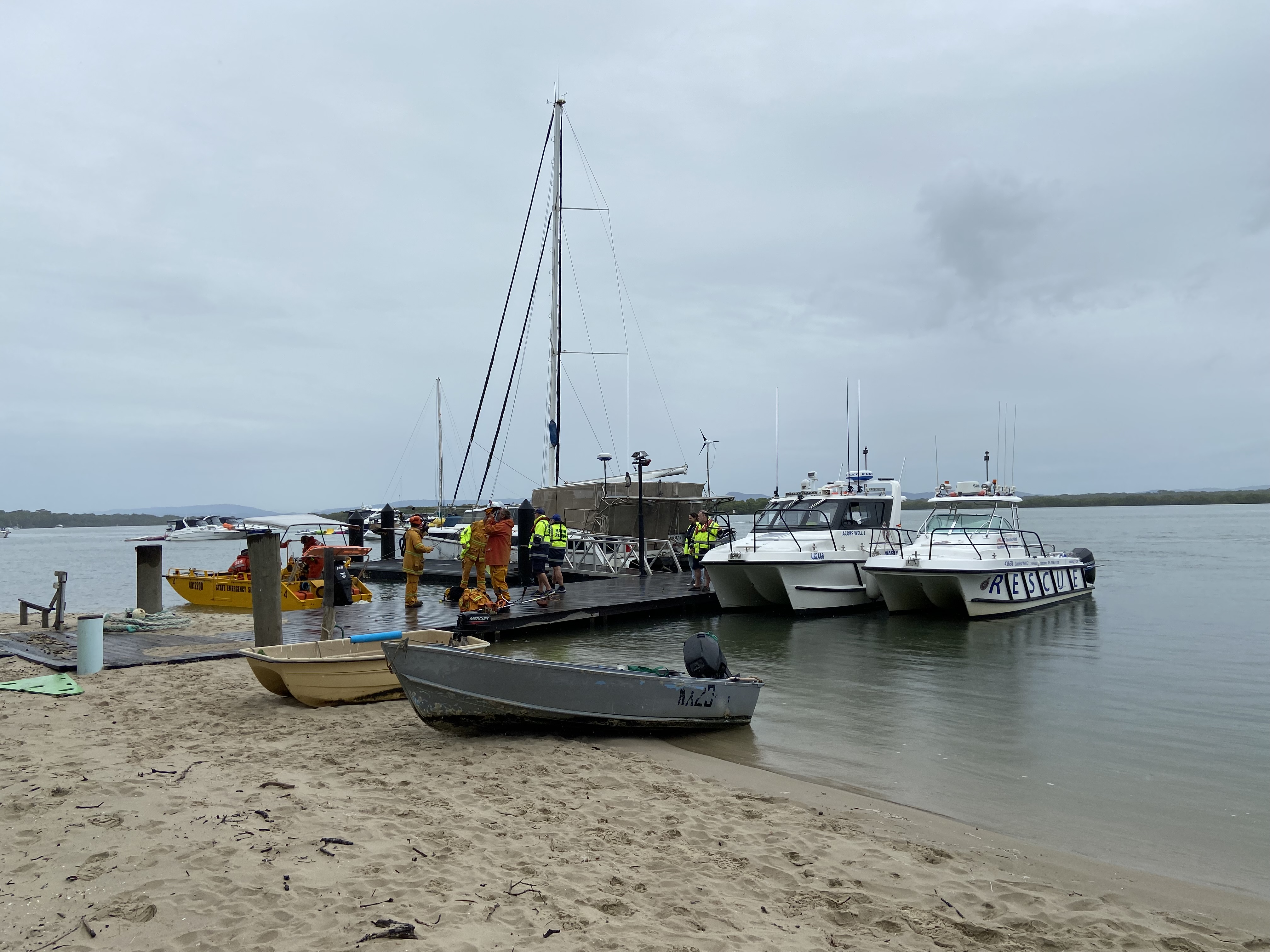 Emergency services on the beach